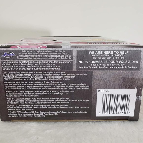 Bandai Saban's Pink Power Ranger metals die cast 4" figurine  NIB - Picture 5 of 7